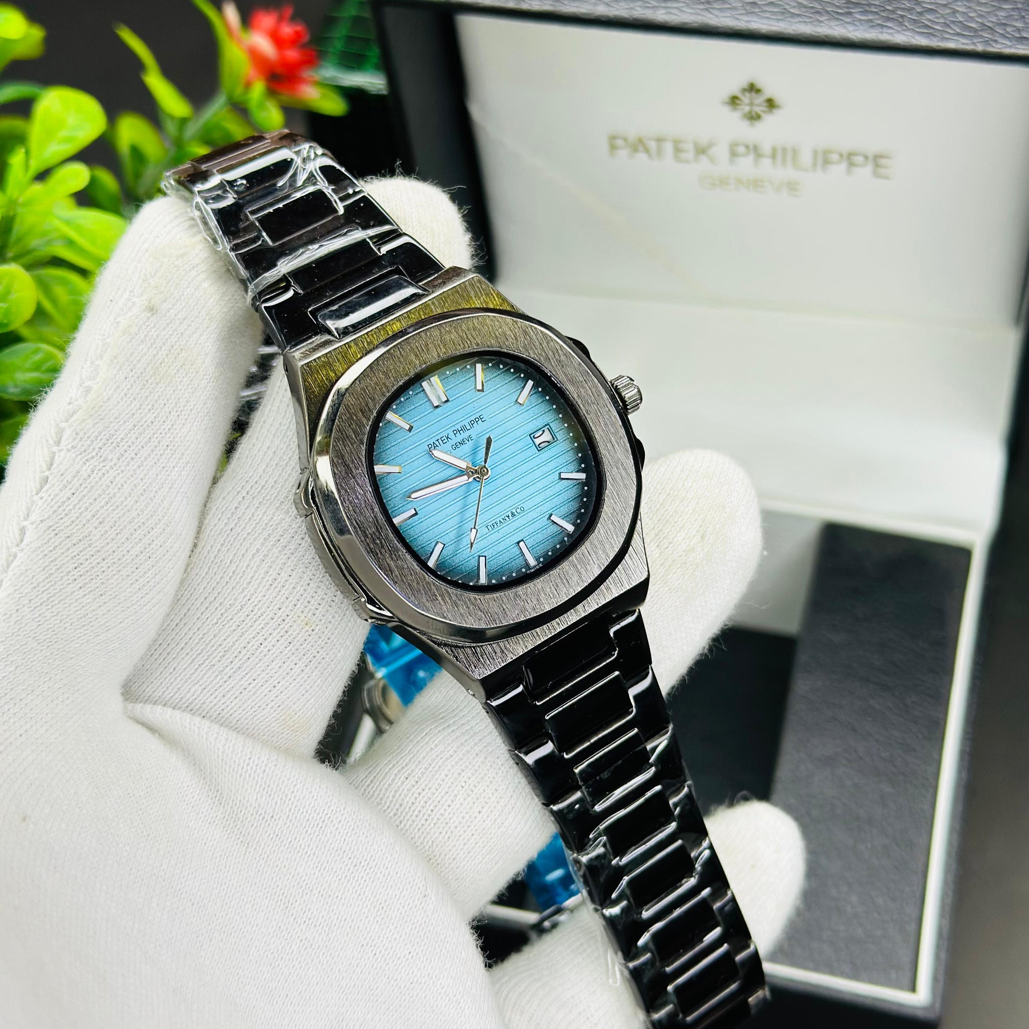 Patek Philippe Style – Luxury Stainless Steel Watch