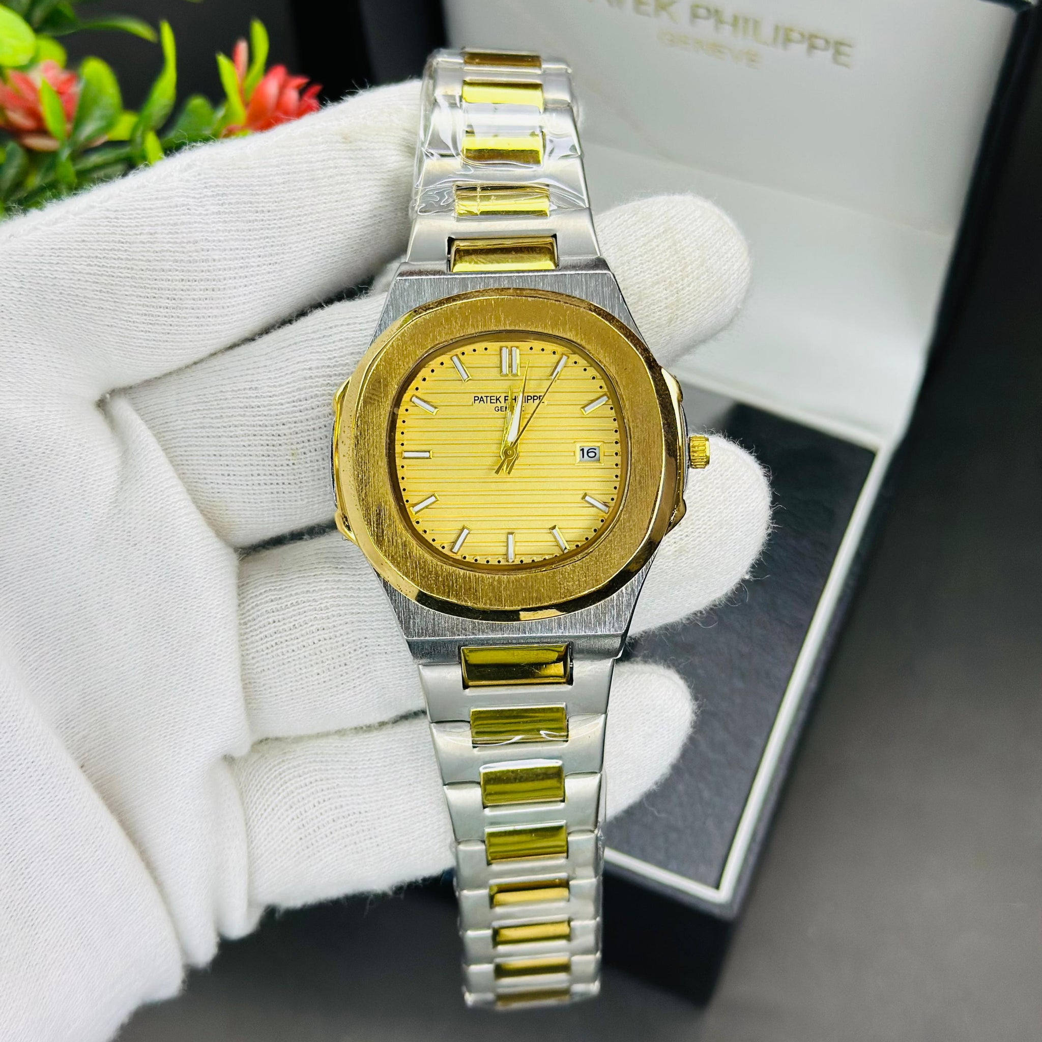 Patek Philippe Style – Luxury Stainless Steel Watch