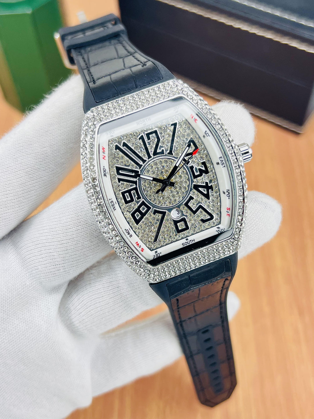 Franck Muller Style – Ice Stone Luxury Watch