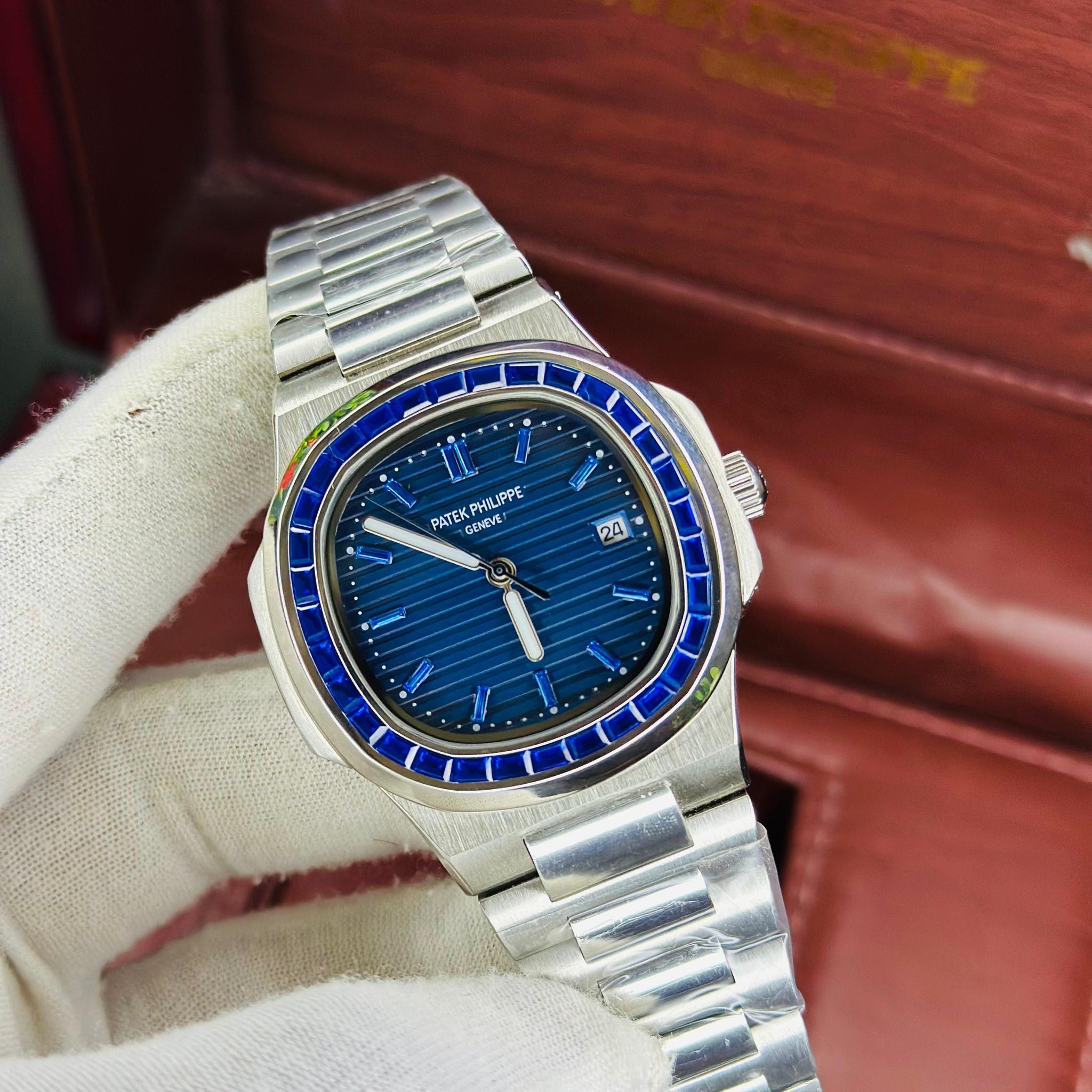 Patek Philippe Genève Diamond Edition – Automatic Master Copy With Original Box