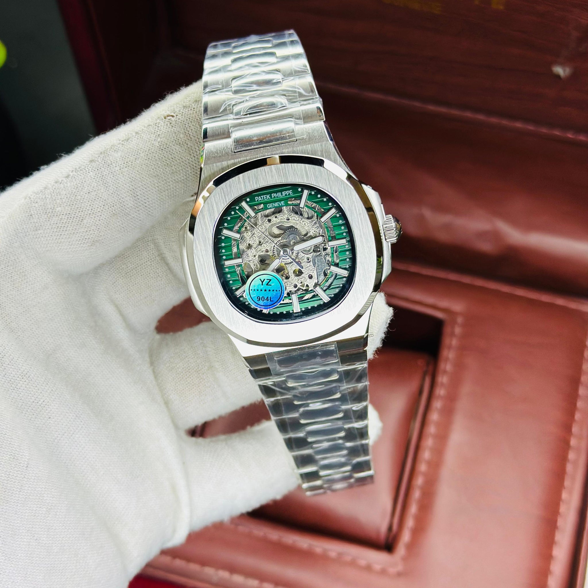 🕰 Patek Philippe Skeleton & Pendulum Edition – Automatic Master Copy With Original Box