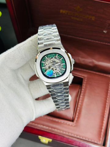 🕰 Patek Philippe Skeleton & Pendulum Edition – Automatic Master Copy With Original Box