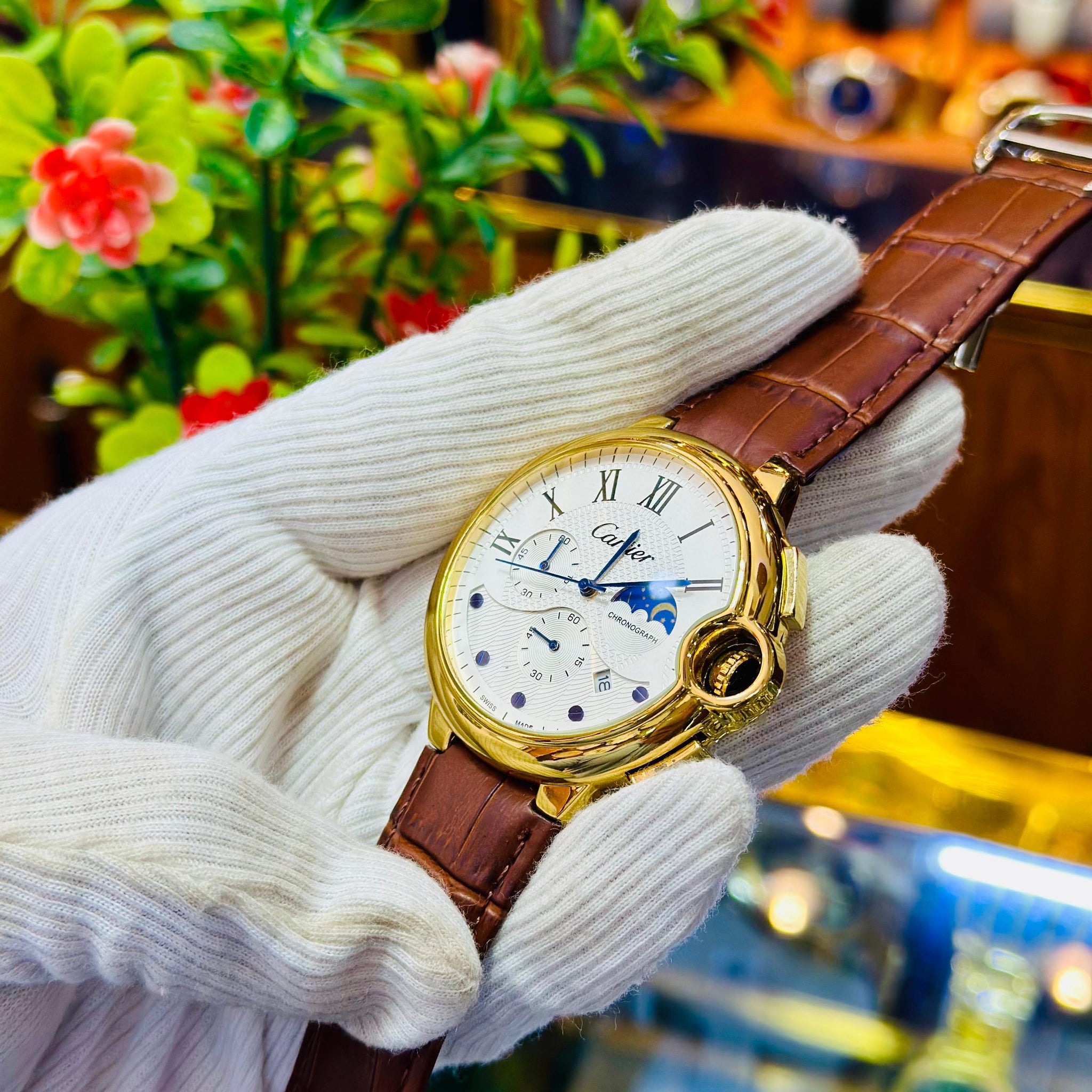 Cartier Moon Face Watch