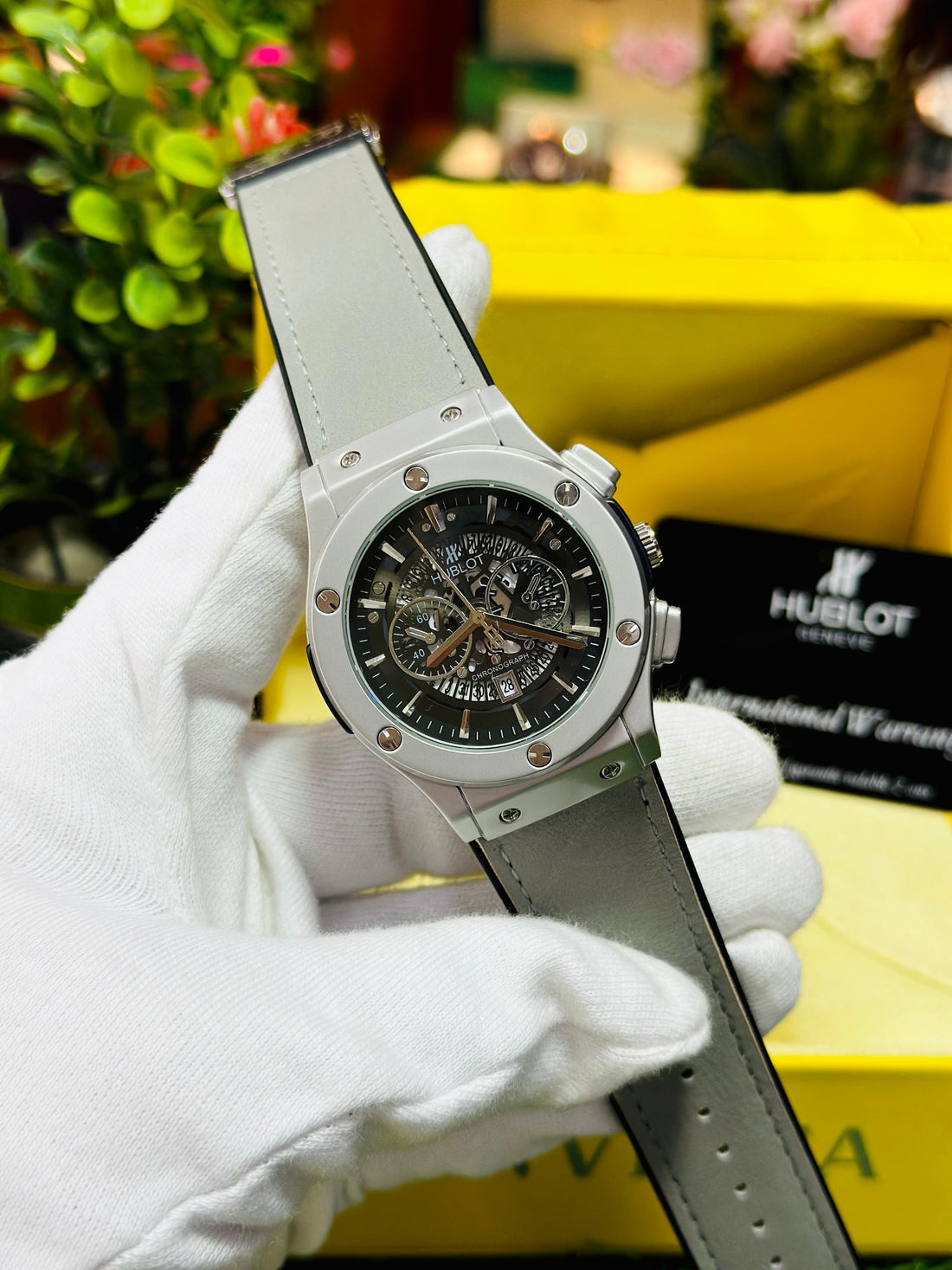 HUBLOT Watch Leather Strap