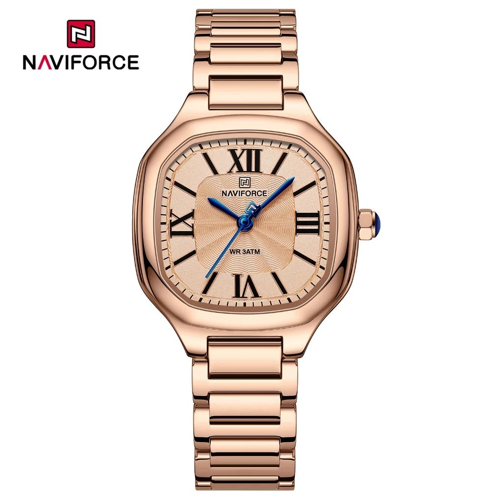 Naviforce Women’s Original Watch – Elegant Stainless Steel Design
