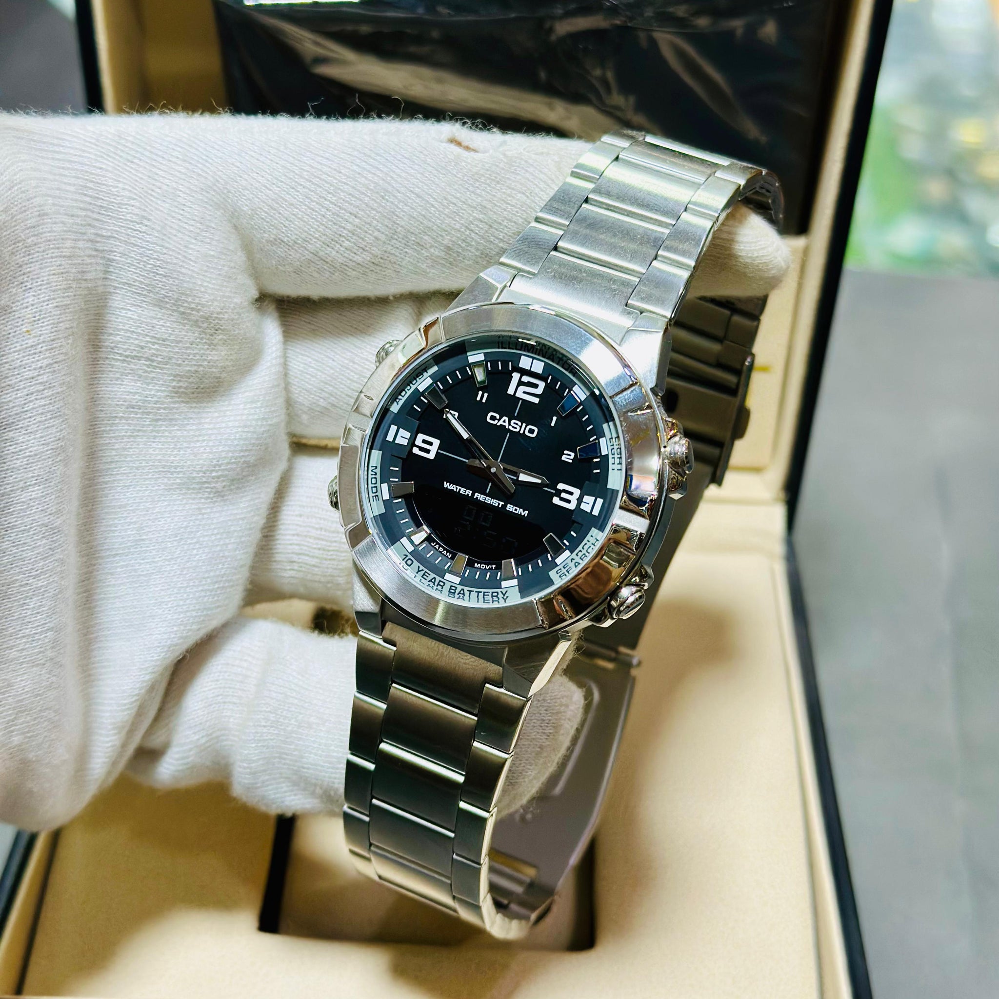 Casio AMW-870D-1AVDF – Analog Digital Men’s Watch